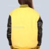 Varsity Jacket Ladies Yellow black