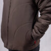 Chocolate woman puffer jacket