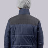 Women Puffer Jacket (Blue & Black)