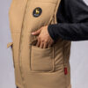 Beige Horizon Warm Vest