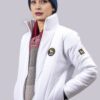 White Winter Bliss Woman Puffer Jacket