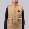 Beige Horizon Warm Vest