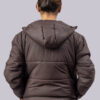 Chocolate woman puffer jacket