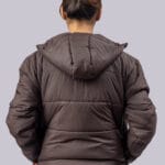 Chocolate woman puffer jacket