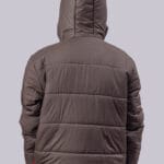 Chocolate woman puffer jacket