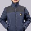 Women Puffer Jacket (Blue & Black)