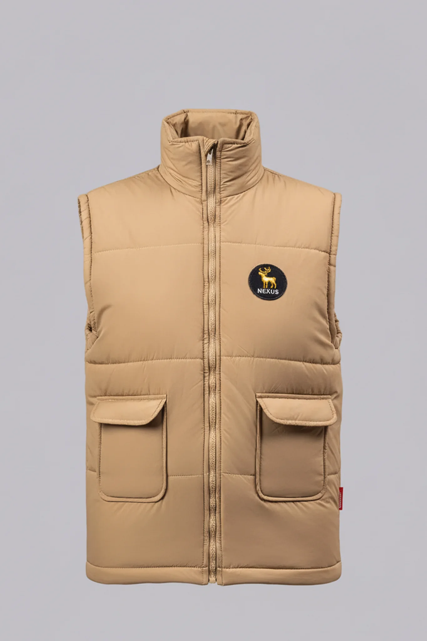 Beige Horizon Warm Vest