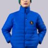 Midnight Blue Woman Puffer Jacket