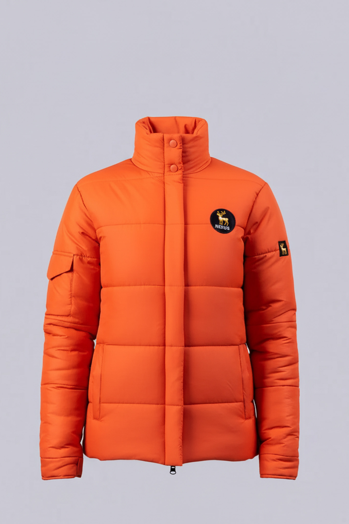 Coral Woman Puffer Jacket