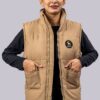 Beige Horizon Warm Vest