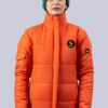 Coral Woman Puffer Jacket