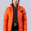 Coral Woman Puffer Jacket