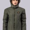 Olive Woman Puffer Jacket