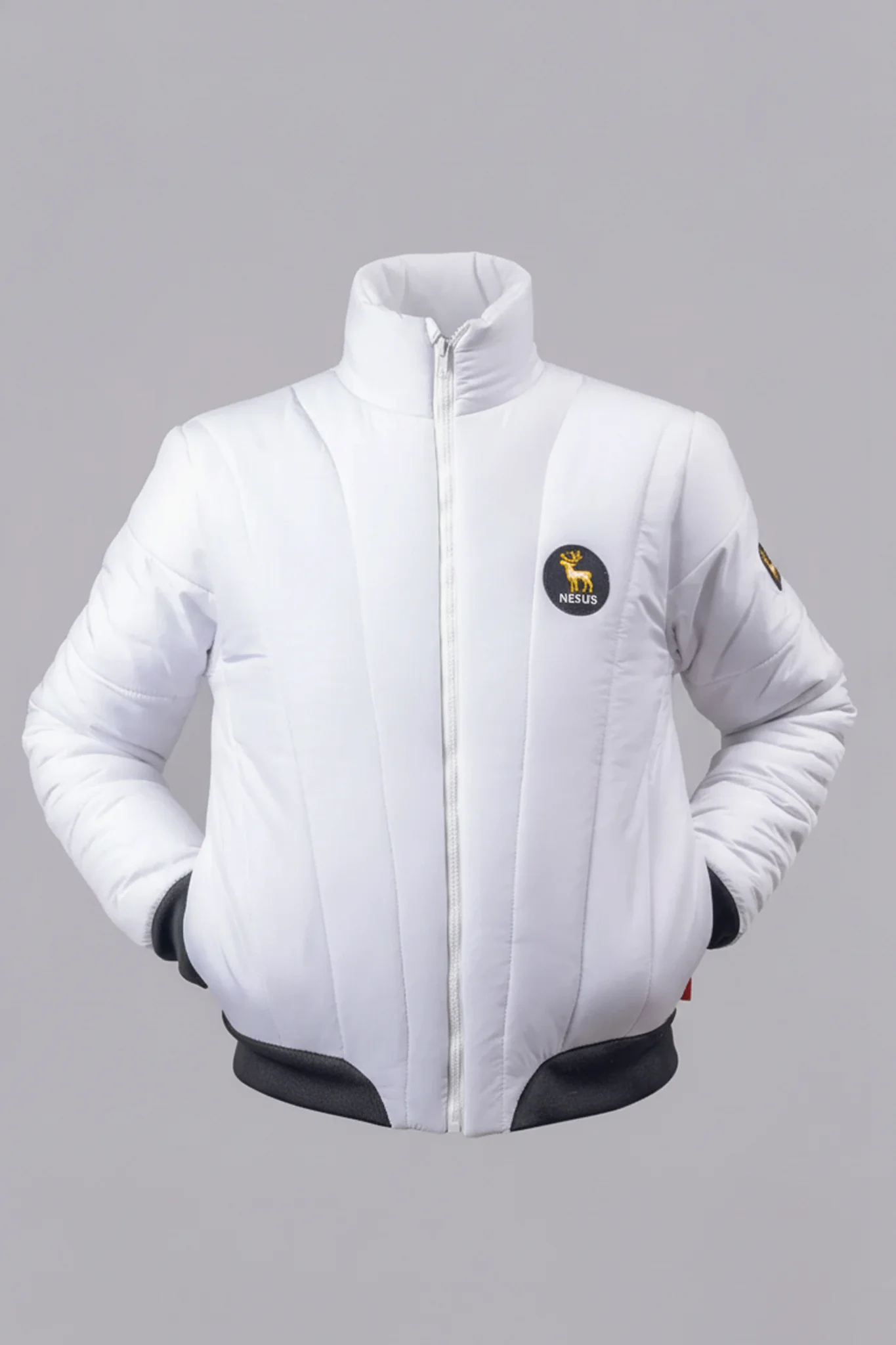 White Winter Bliss Woman Puffer Jacket