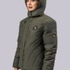 Olive Woman Puffer Jacket