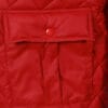 Red Jacket with Black Shoulder combination