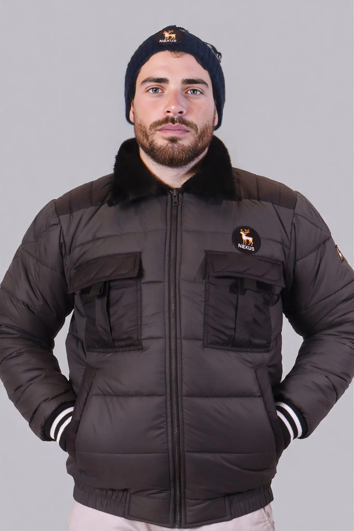 quilted-blacked-jacket-with-fur