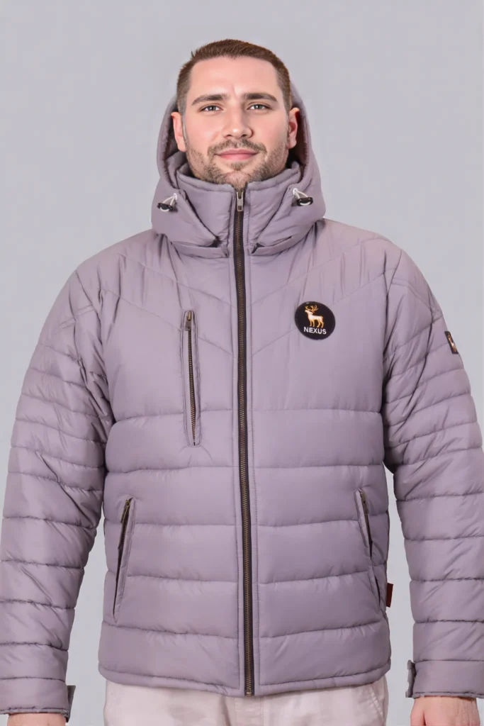 Silver Hooded Jacket