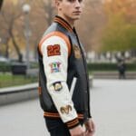 Classic Cowhide & Melton Wool Jacket