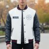 Custom Blue & White Varsity Jacket