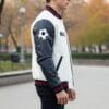 Custom Blue & White Varsity Jacket