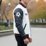 Custom Blue & White Varsity Jacket