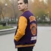 Custom Orange & White Varsity Jacket