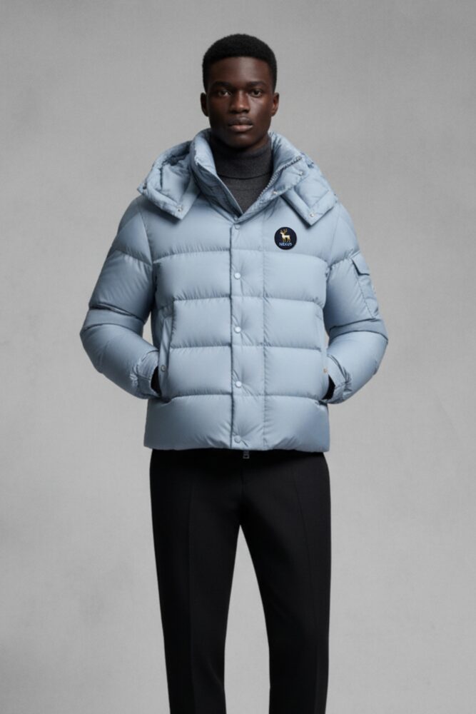 Nexus Sky Blue Puffer Jacket