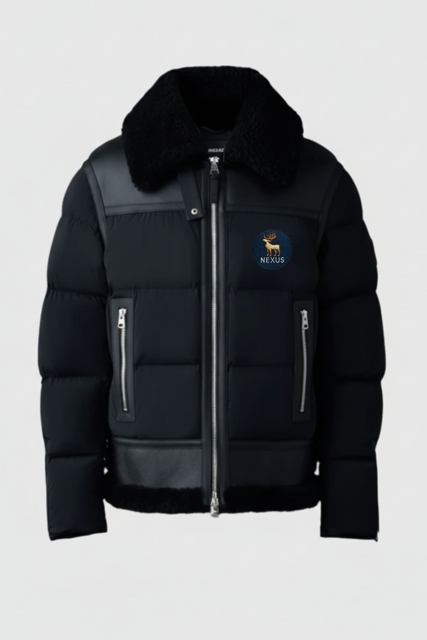 Nexus Black Cadura Puffer Jacket