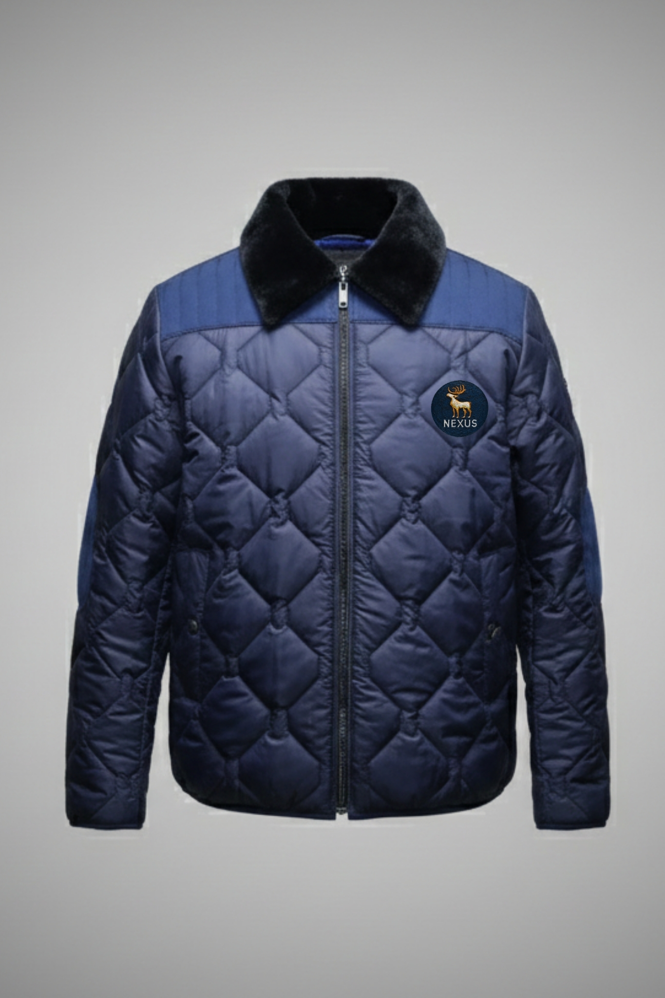 Nexus Blue Furr Sweet Puffer Jacket