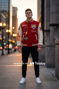 Inferno Custom Varsity Jacket - Nexus Jacket