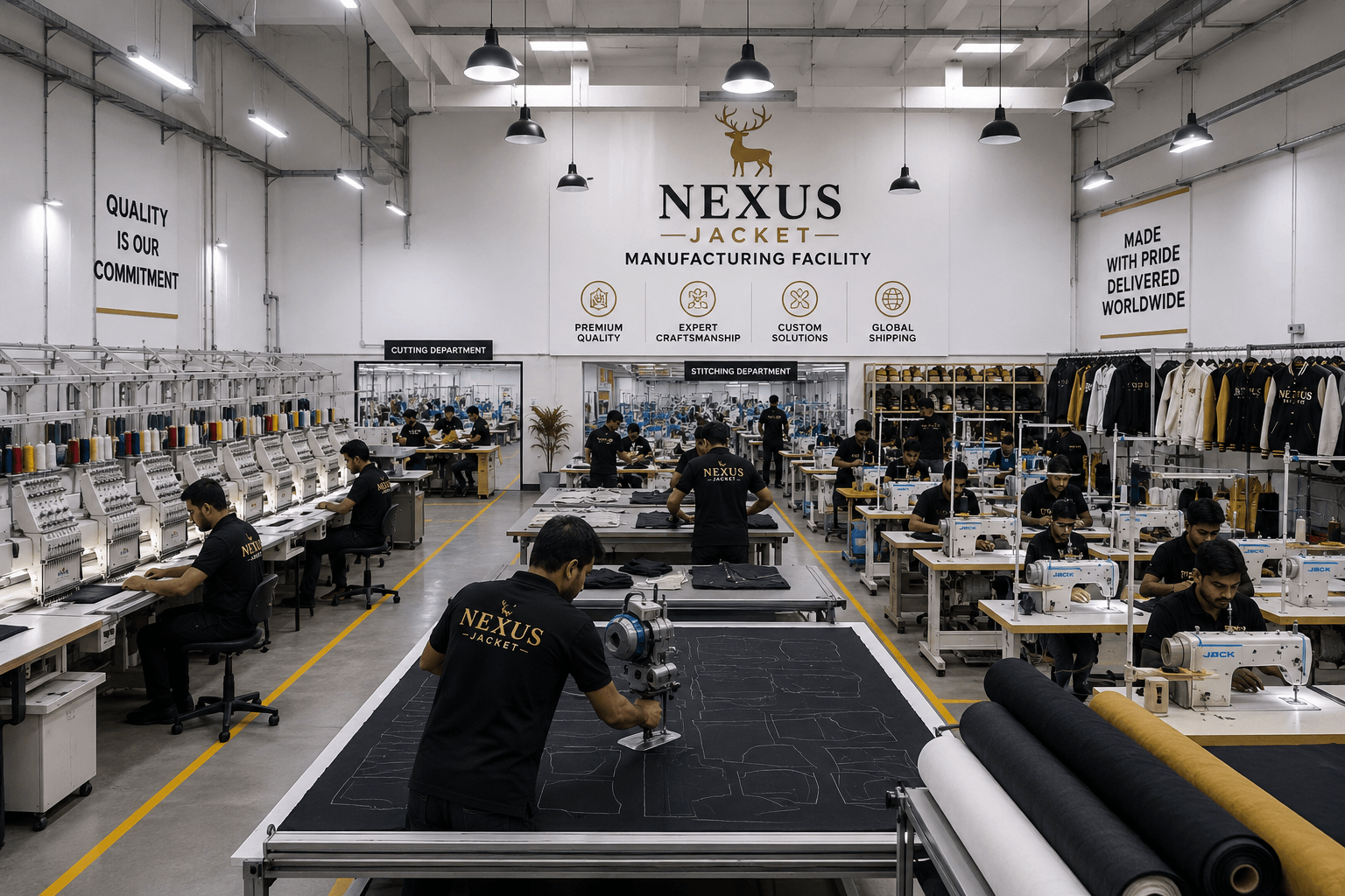 Nexus Jacket Manufacturing Facility