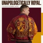 Wholesale Custom Varsity Jacket Genuine Leather Maximalist Embroidery Luxury Streetwear Men Outerwear Nexus Jacket OEM view 5